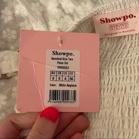 showpo sold out white set NWT - Picture 5 of 5